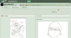 Desktop Screenshot of cyber-metal-sonic.deviantart.com