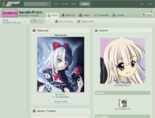 Tablet Screenshot of kawaiis-r-us.deviantart.com