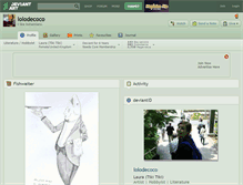 Tablet Screenshot of lolodecoco.deviantart.com