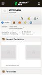 Mobile Screenshot of kimimaru.deviantart.com