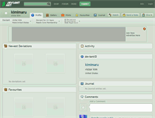 Tablet Screenshot of kimimaru.deviantart.com