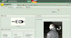 Desktop Screenshot of hellangel669.deviantart.com
