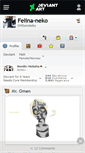 Mobile Screenshot of felina-neko.deviantart.com