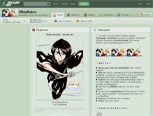 Tablet Screenshot of hitsuruki.deviantart.com