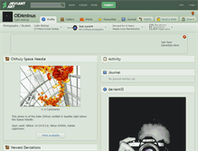 Tablet Screenshot of oemminus.deviantart.com