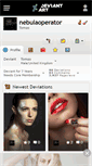Mobile Screenshot of nebulaoperator.deviantart.com