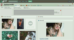 Desktop Screenshot of liquidmermaid80.deviantart.com