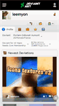 Mobile Screenshot of leemyon.deviantart.com