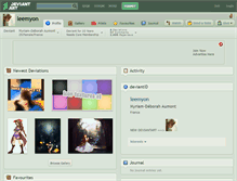 Tablet Screenshot of leemyon.deviantart.com