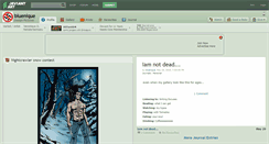 Desktop Screenshot of bluenique.deviantart.com
