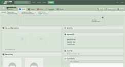 Desktop Screenshot of geminirex.deviantart.com