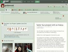 Tablet Screenshot of goddessredd.deviantart.com
