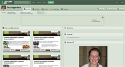 Desktop Screenshot of foundagardens.deviantart.com