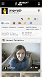 Mobile Screenshot of dragonpjb.deviantart.com