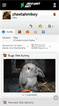 Mobile Screenshot of cheetahmikey.deviantart.com