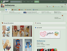 Tablet Screenshot of ikeithanlexus.deviantart.com