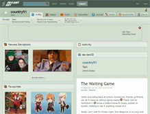 Tablet Screenshot of country91.deviantart.com