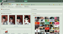 Desktop Screenshot of canon277t.deviantart.com