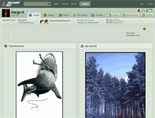 Tablet Screenshot of margo-k.deviantart.com