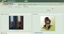 Desktop Screenshot of fightingfornothing.deviantart.com
