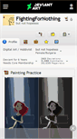 Mobile Screenshot of fightingfornothing.deviantart.com