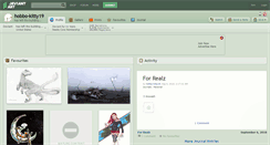 Desktop Screenshot of hobbo-kitty19.deviantart.com