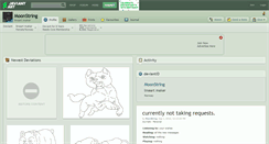 Desktop Screenshot of moonstring.deviantart.com