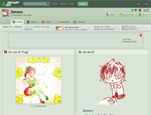 Tablet Screenshot of deneco.deviantart.com