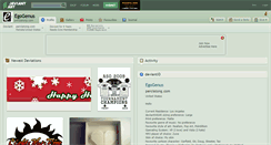 Desktop Screenshot of egogenus.deviantart.com