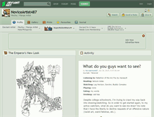 Tablet Screenshot of noviceartist487.deviantart.com
