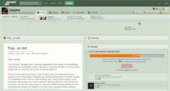 Desktop Screenshot of calyptra.deviantart.com