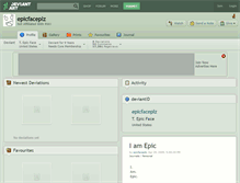 Tablet Screenshot of epicfaceplz.deviantart.com