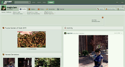 Desktop Screenshot of magicclam.deviantart.com