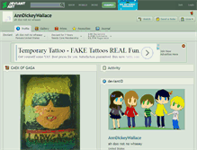 Tablet Screenshot of anndickeywallace.deviantart.com