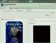 Tablet Screenshot of impersinationnation.deviantart.com