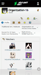 Mobile Screenshot of organization-16.deviantart.com