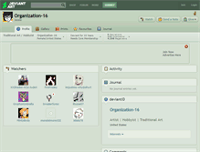 Tablet Screenshot of organization-16.deviantart.com