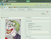 Tablet Screenshot of jonathan-lee.deviantart.com