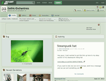 Tablet Screenshot of gothic-enchantress.deviantart.com