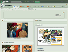 Tablet Screenshot of mangogirl.deviantart.com