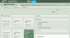 Desktop Screenshot of amy-vimes-reporter.deviantart.com