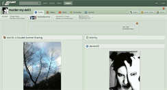 Desktop Screenshot of murder-my-doll3.deviantart.com