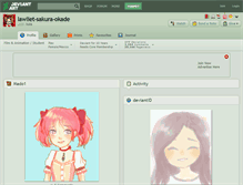 Tablet Screenshot of lawliet-sakura-okade.deviantart.com