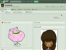 Tablet Screenshot of lemaanade.deviantart.com