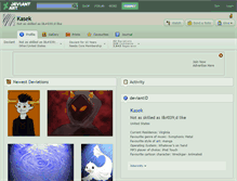 Tablet Screenshot of kasek.deviantart.com