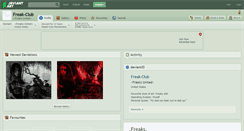 Desktop Screenshot of freak-club.deviantart.com