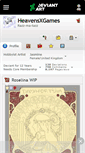 Mobile Screenshot of heavensxgames.deviantart.com