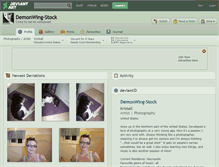 Tablet Screenshot of demonwing-stock.deviantart.com