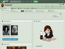 Tablet Screenshot of furby0305.deviantart.com