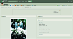 Desktop Screenshot of dunkley.deviantart.com